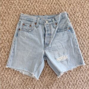 Levi’s 501 Mid-Thigh Denim Shorts